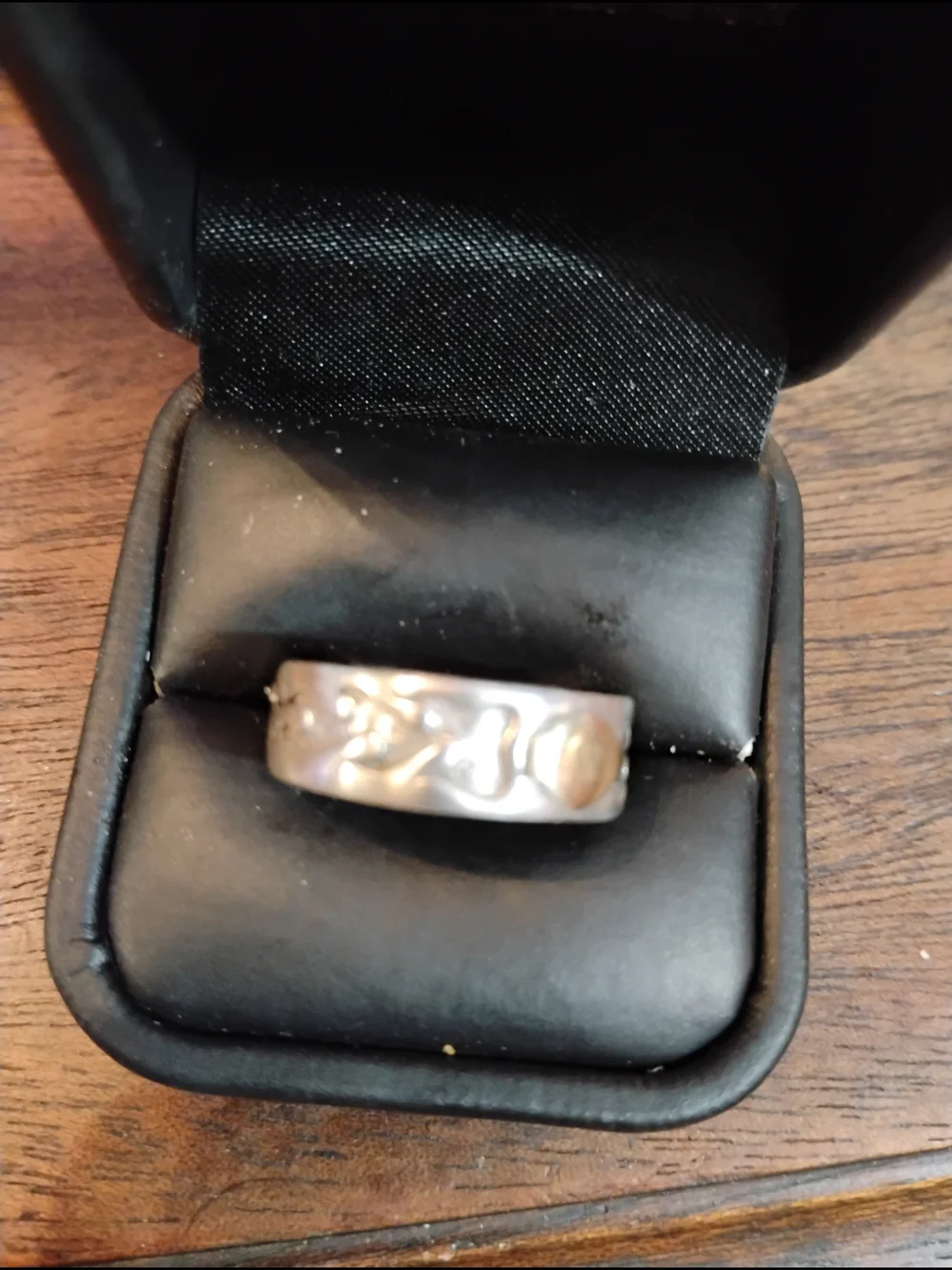 Men's 925 Mod 10k Band Ring sz 10